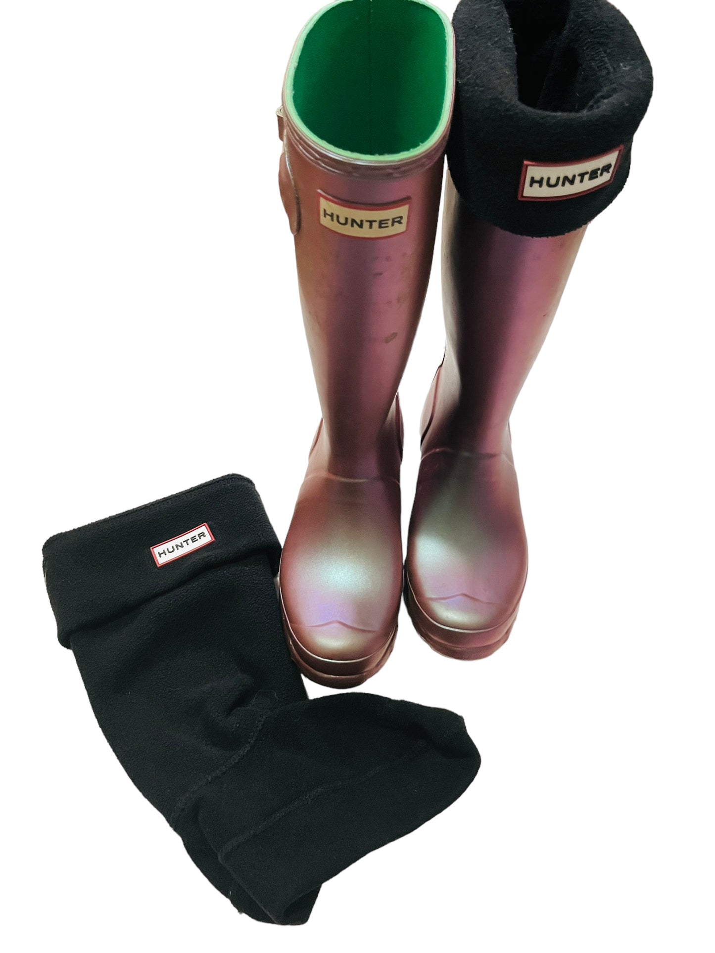 Hunter boots size 6