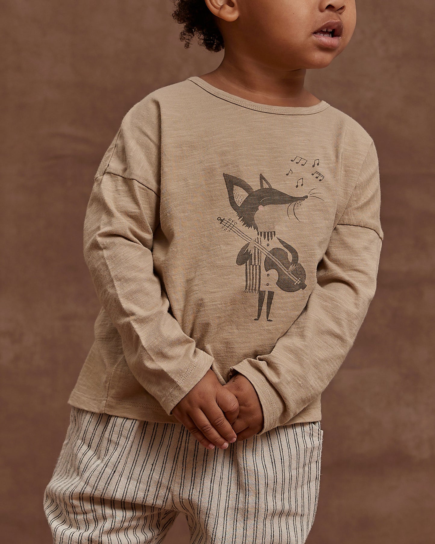 Rylee and cru long sleeve tee fox