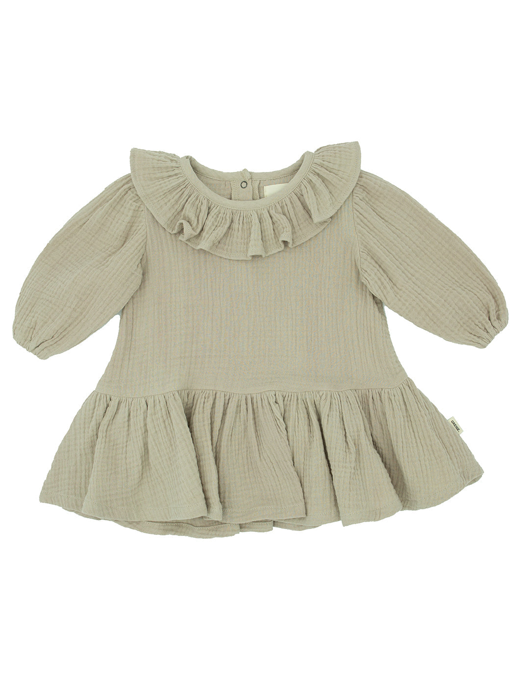 Greige dress grey long sleeve 18-24m