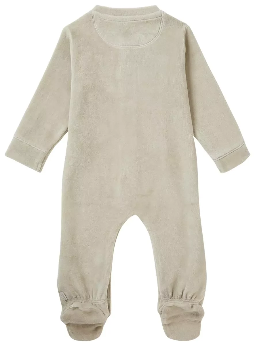 Noppies long sleeve play suit willow grey