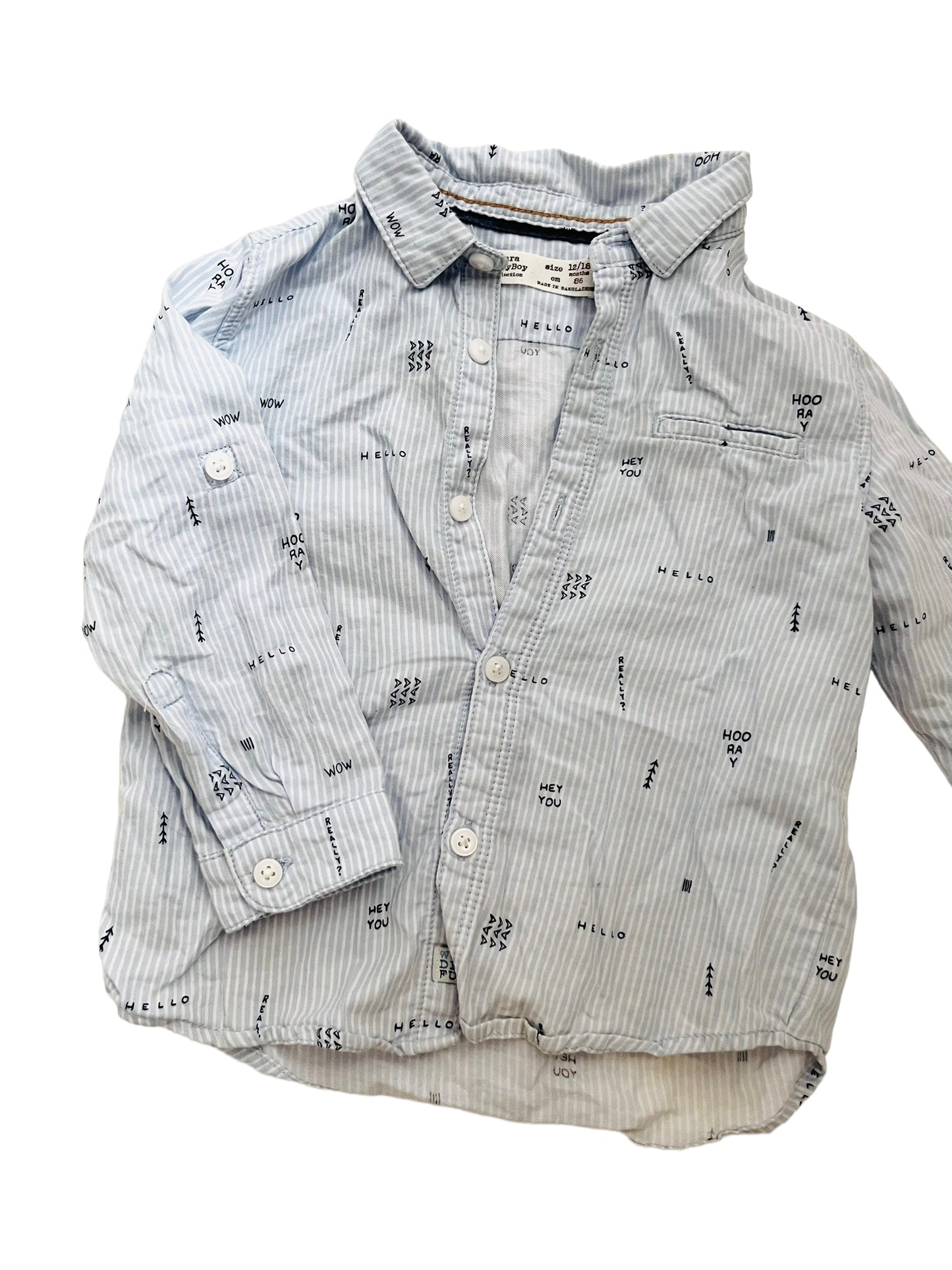 Zara Shirt 12-18m