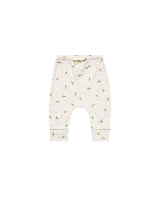 Quincy Mae- Drawstring Pant Dove