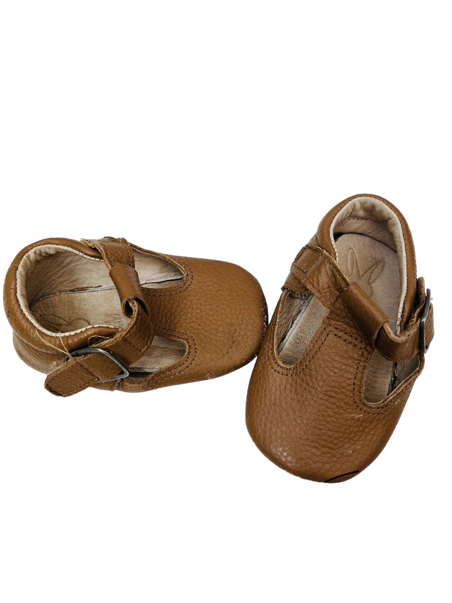 Leather baby shoes 6-12m